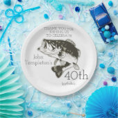 Het bas Gepersonaliseerde Bord van de Leeftijd van (Feest)