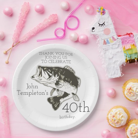 Het bas Gepersonaliseerde Bord van de Leeftijd van (Feest)