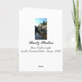 Het bas Licht van de Haven Kaart (Achterkant)