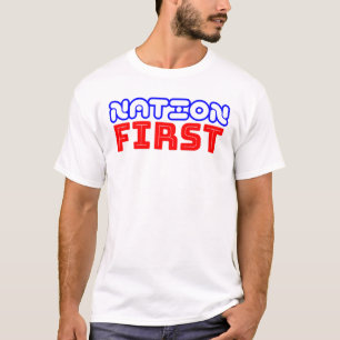 Het basic T-shirt van Nation First Mannen
