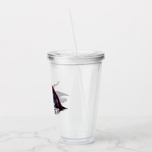 Het Batman-personage-logo - ik ben de schaduwen Acryl Drinkbeker (Links)