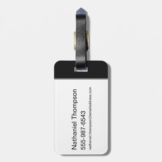 Het Batman-personage-logo - ik ben de schaduwen Bagagelabel (Achterkant verticaal)