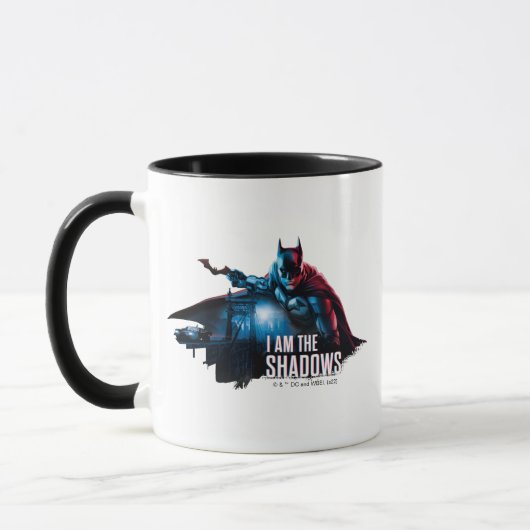 Het Batman-personage-logo - ik ben de schaduwen Mok (Links)