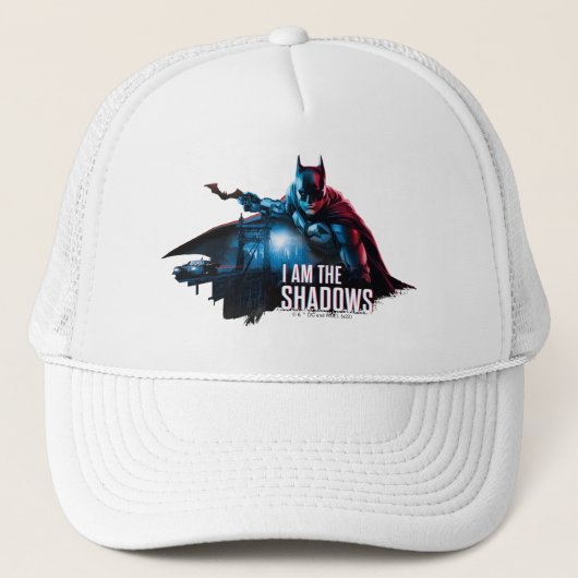Het Batman-personage-logo - ik ben de schaduwen Trucker Pet (Voorkant)