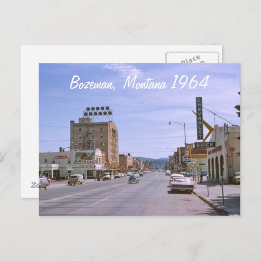 Het Baxter Hotel Bozeman Montana 1964 Briefkaart (Voorkant / Achterkant)