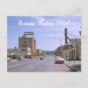Het Baxter Hotel Bozeman Montana 1964 Briefkaart