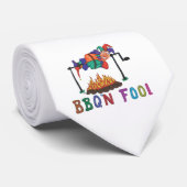 Het BBQ-n-Stropdas Stropdas (Opgerold)