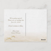 Het Beach Venster sparen de Datum Briefkaart (Achterkant)