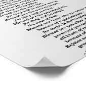 Het Beatitudes-Poster van Jezus Poster (Hoek)