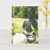 Het bedachtzame Breien Kaart (Gele Bloem)