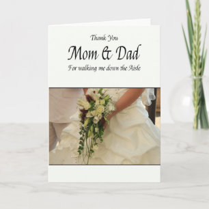 Het Bedankt van het mamma & van de Papa voor het
