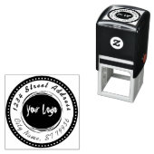 Het Bedrijf van de Logo van de douane met Adres Zelfinktende Stempel (In situ)