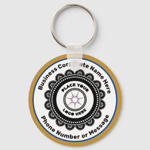 Het BedrijfsMerk van de logo promoot Douane Sleutelhanger