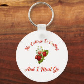 Het beeld roept en ik moet gaan. sleutelhanger (Voorkant)