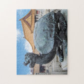 Het beeld van een schildpad in de verboden stad Pe Legpuzzel (Verticaal)