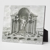 Het beeld van Olympian Zeus, gemaakt door Phidias Fotoplaat (Zijkant)