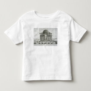 Het beeld van Olympian Zeus, gemaakt door Phidias Kinder Shirts