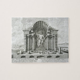 Het beeld van Olympian Zeus, gemaakt door Phidias  Legpuzzel