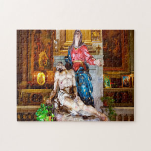 Het beeld van onze dame. legpuzzel