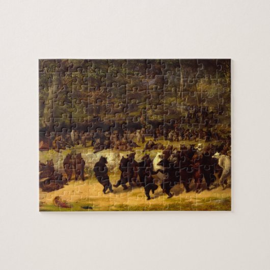 Het Beer Dance van William Holbrook Beard Legpuzzel (Horizontaal)