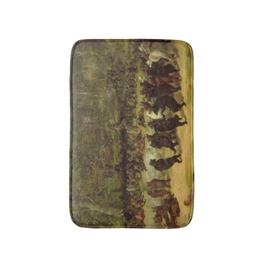 Het Beer dans schilderen - William Holbrook Beard Badmat (Voorkant Verticaal)