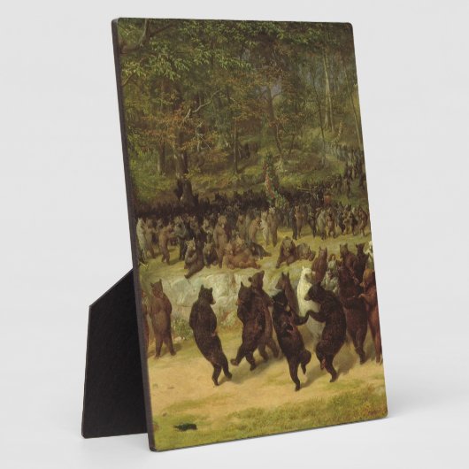 Het Beer dans schilderen - William Holbrook Beard Fotoplaat (Zijkant)