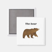 Het beer magneet (Voorkant / Achterkant)