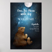 Het Beer van de klap over de maan Welkome Poster (Voorkant)