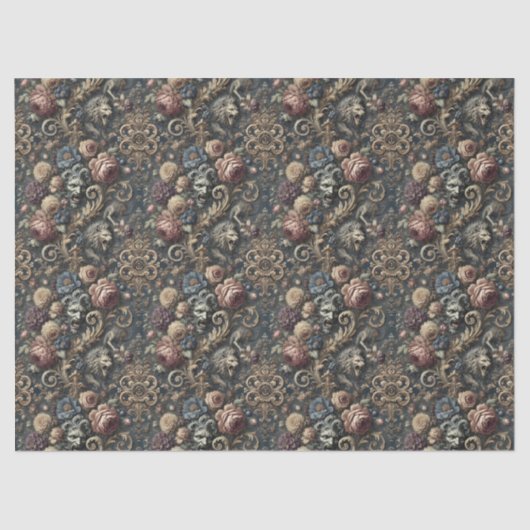 Het Beest Binnenin - Gotisch Victoriaans Tissuepapier (Voorkant)