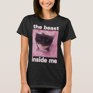 Het Beest In Me Funny Cat Meme Cadeau Voor Mannen T-shirt