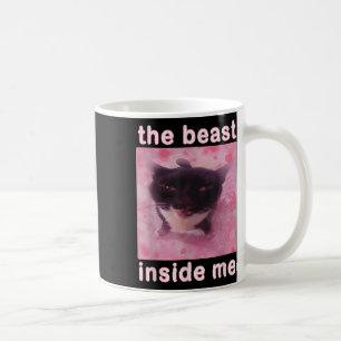 Het Beest In Me Funny Cat Meme Sarcastisch InApp Koffiemok