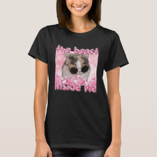 Het Beest In Me Funny Cat Meme Sarcastisch InApp T-shirt