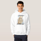 Het beest in mij grappige meme kat sweatshirt (Voorkant volledig)