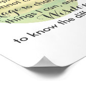 Het begebed van de dienst citeert poster natuur fo (Hoek)