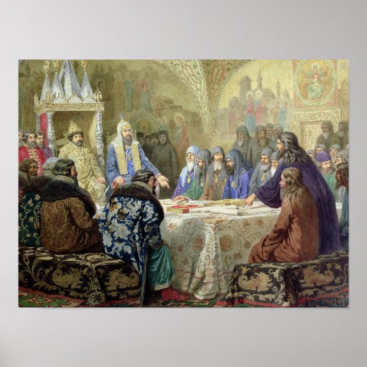 Het begin van de kerkdissidence in Rusland Poster (Voorkant)