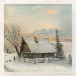 Het begin van de lente | Alexei Savrasov Glazen Onderzetter