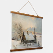 Het begin van de lente | Alexei Savrasov Hangend Wandkleed (Gebogen)