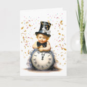 Het begin van een nieuw jaar kaart (Voorkant)