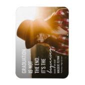 Het beginnende EDITABLE Afstuderen Magnet van de K Magneet (Verticaal)