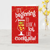 Het begint een hoop te lijken op Cocktails Kaart (Gele Bloem)