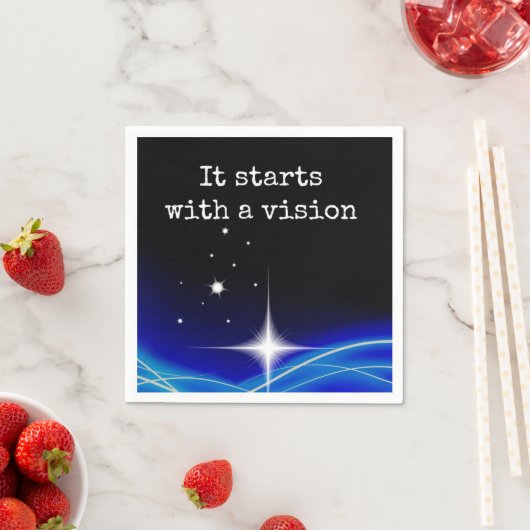 Het begint met een visie servet (Insitu)