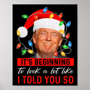 Het begint te lijken op een grappige Trump Xmas Poster
