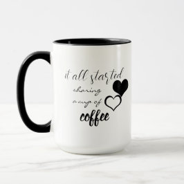 Het begon allemaal met het delen van een kop koffi