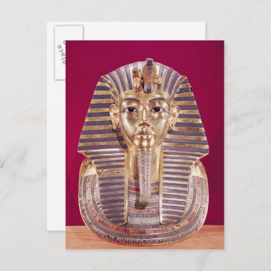 Het begrafenismasker van Tutankhamun Briefkaart (Voorkant / Achterkant)