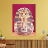 Het begrafenismasker van Tutankhamun Canvas Afdruk (Insitu (Woonkamer))
