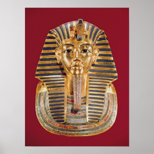 Het begrafenismasker van Tutankhamun Poster (Voorkant)