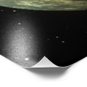 Het begrip "hemelse lichaam" van de kunstenaar foto afdruk (Hoek)