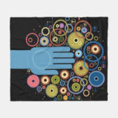 Het begrip motie van orde fleece deken (Voorkant (Horizontaal))