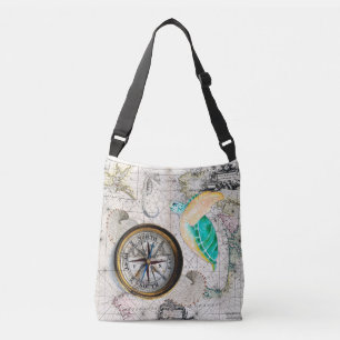 Het Beige van de Kaart van de schildpad van het Crossbody Tas