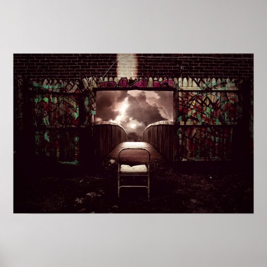 Het bekijken poster (Voorkant)